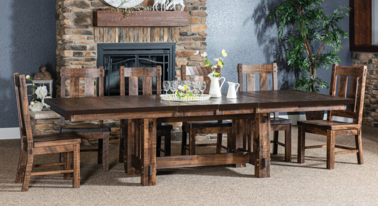 El Paso Trestle dining room setting