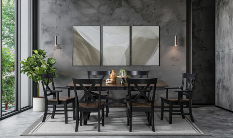 Exbach Chairs dining room setting