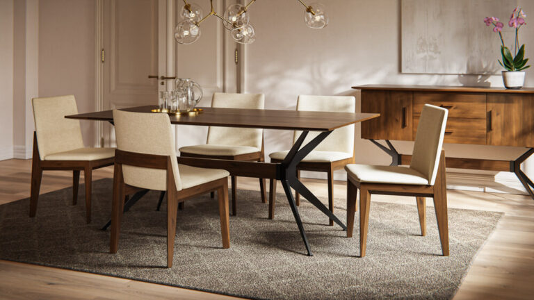 Jefferson dining room setting