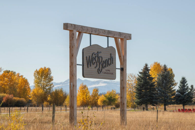 West Bench Home Furnishings road sign