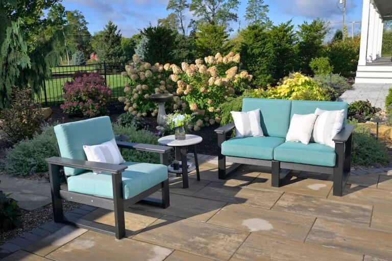 Luxcraft Lanai Deep Seating Chair & Loveseat Black Cast Breeze