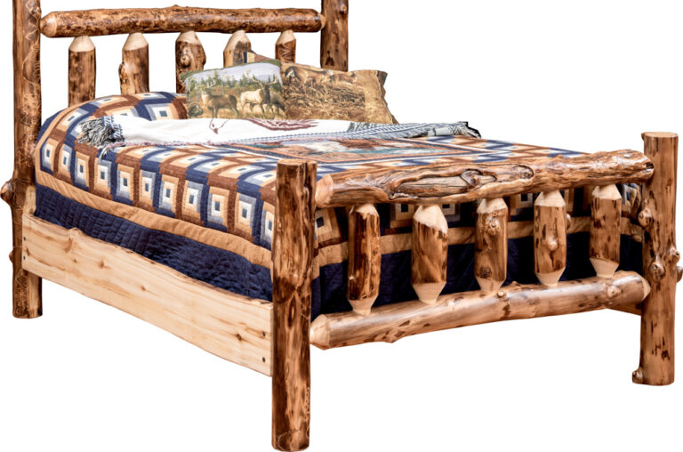 bedroom log furniture QMR RM-103 bed