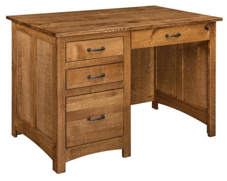 office bookcases LAMBW Oakridge Single Pedestal Desk LA-OK-2548-SP